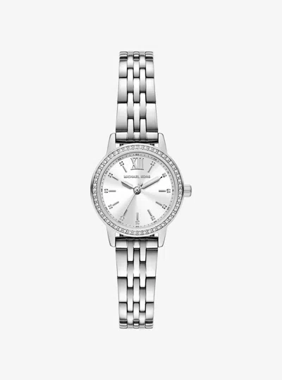 Michael Kors Outlet Mini Melissa Pavé Silver-tone Watch
