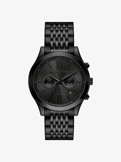 Michael Kors Outlet Oversized Aspyn Black-tone Watch