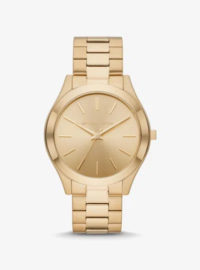 Michael Kors Outlet Oversized Aspyn Gold-tone Watch