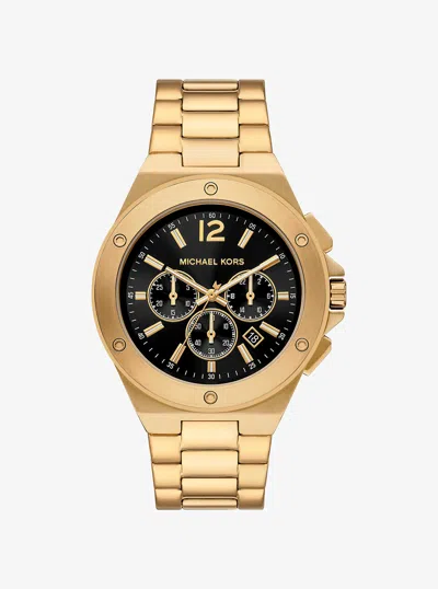 Michael Kors Outlet Oversized Lennox Gold-tone Watch