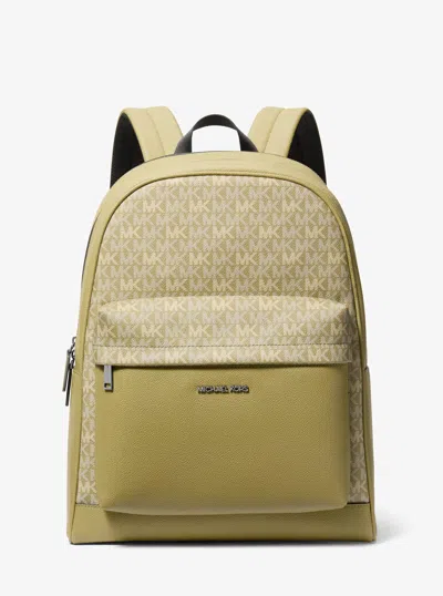 Michael Kors Outlet Pacey Signature Logo Backpack In Multi