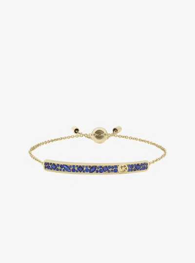 Michael Kors Outlet Pavé Bar Slider Bracelet In Gold