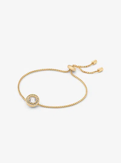 Michael Kors Outlet Pavé Halo Slider Bracelet In Gold