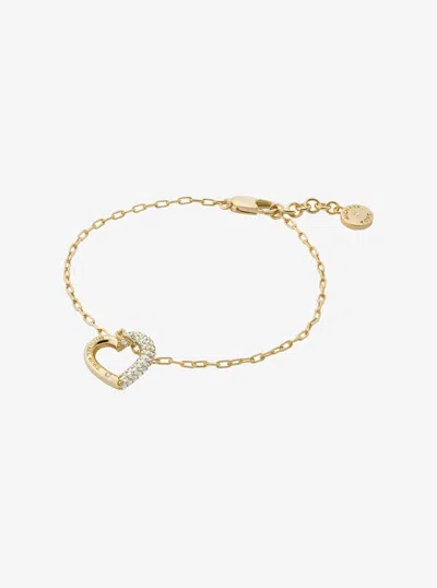Michael Kors Outlet Pavé Heart Bracelet In Gold