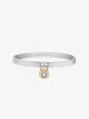 Michael Kors Outlet Pavé Lock Bangle In Multi