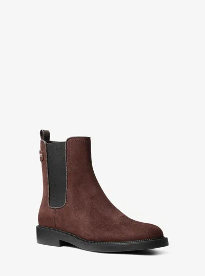 Michael Kors Outlet Pepper Chelsea Boot In Brown