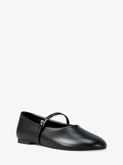 Michael Kors Outlet Phoebe Ballet Flat In Black
