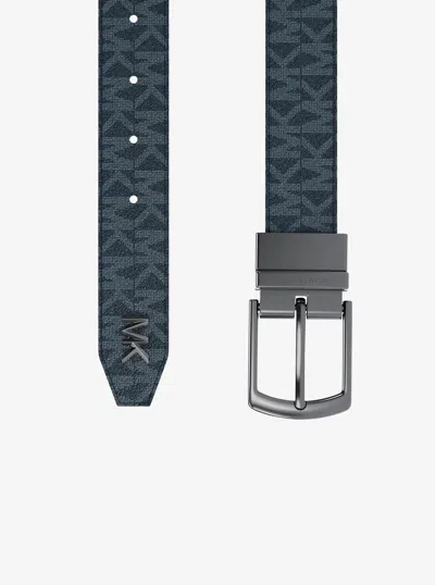Michael Kors Outlet Reversible Belt In Blue
