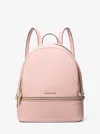 Michael Kors Outlet Rhea Medium Pebbled Leather Backpack In Multi