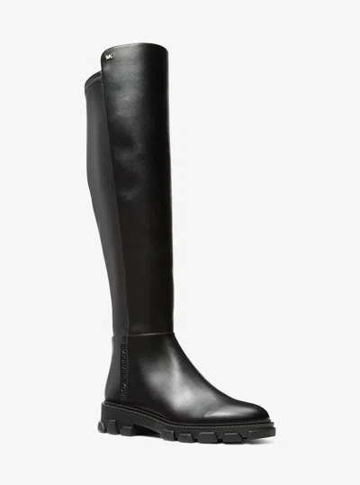Michael Kors Outlet Ridley Riding Boot In Black