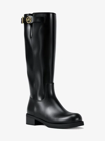 Michael Kors Outlet Royce Riding Boot In Black