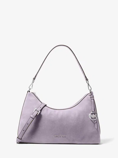 Michael Kors Outlet Sammy Medium Convertible Shoulder Bag In Blue