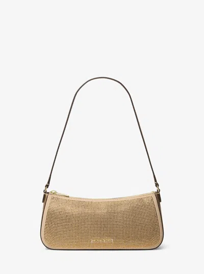 Michael Kors Outlet Sammy Small Embellished Pochette In Gold