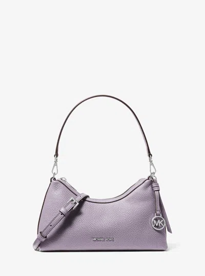 Michael Kors Outlet Sammy Small Pebbled Leather Convertible Crossbody Bag In Blue
