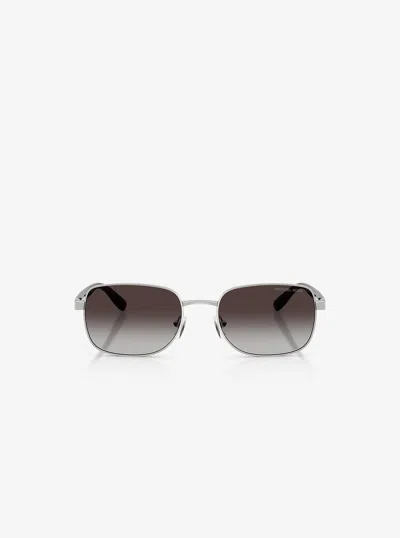 Michael Kors Outlet São Paulo Sunglasses In Silver