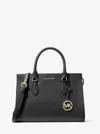 Michael Kors Outlet Sheila Medium Satchel In Black