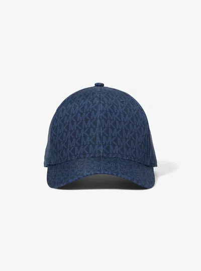 Michael Kors Outlet Signature Logo Baseball Hat In Multi