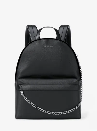 Michael Kors Outlet Slater Medium Backpack In Black