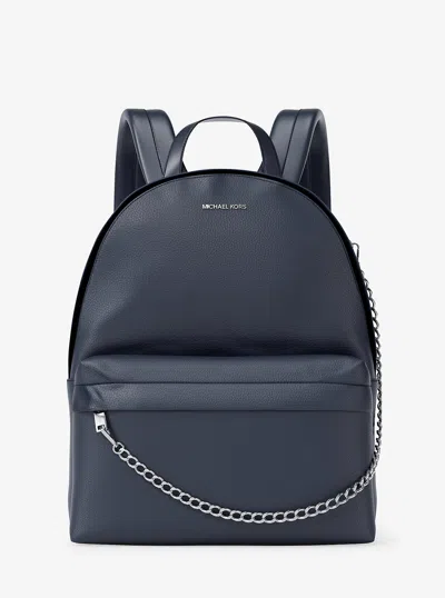 Michael Kors Outlet Slater Medium Backpack In Blue