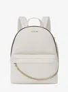 Michael Kors Outlet Slater Medium Backpack In White