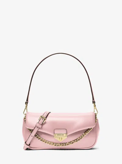 Michael Kors Outlet Soho Small Convertible Shoulder Bag In Pink