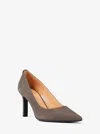 Michael Kors Outlet Willa Polyester Microsuede Flex Pump In Grey