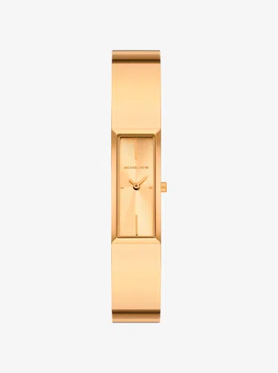 Michael Kors Outlet Yazmeen Gold-tone Bangle Watch