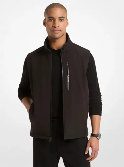 Michael Kors Outlet Zip-up Vest In Black