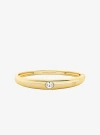 Michael Kors Oval Stone Bangle In Gold