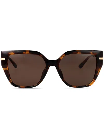Michael Kors Oversize-frame Sunglasses In Black