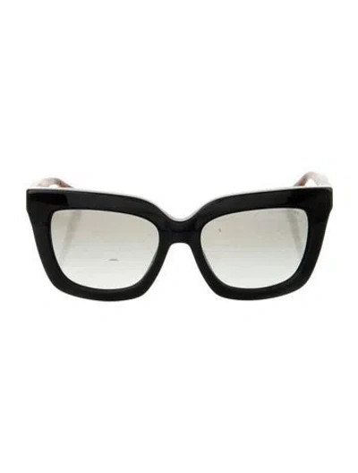 Pre-owned Michael Kors Oversize Gradient Sunglasses In Black