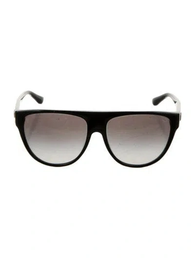 Pre-owned Michael Kors Oversize Gradient Sunglasses In Black