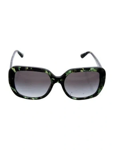 Pre-owned Michael Kors Oversize Gradient Sunglasses In Black