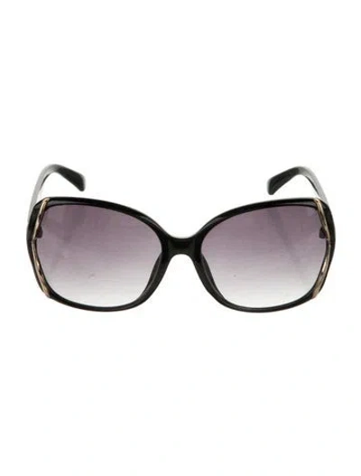 Pre-owned Michael Kors Oversize Gradient Sunglasses In Black