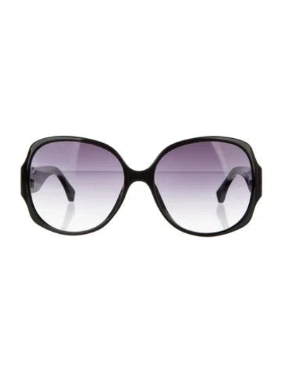 Pre-owned Michael Kors Oversize Gradient Sunglasses In Black
