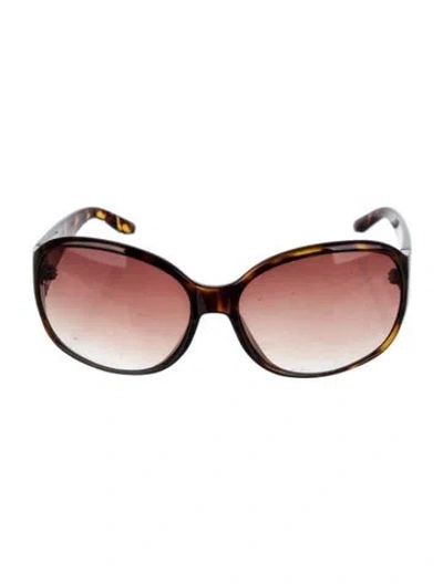 Pre-owned Michael Kors Oversize Gradient Sunglasses In Brown