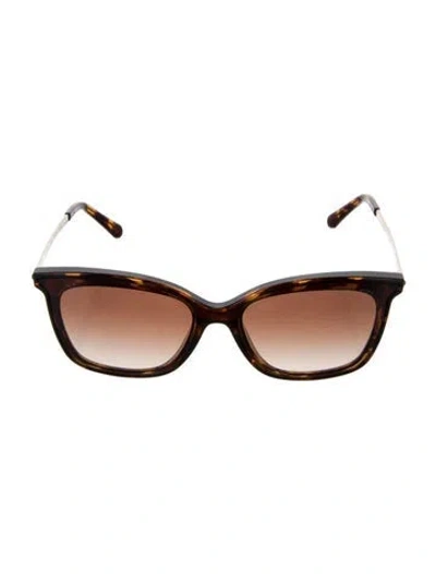 Pre-owned Michael Kors Oversize Gradient Sunglasses In Brown