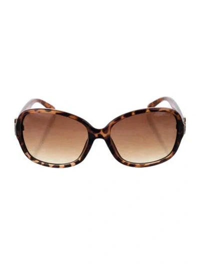 Pre-owned Michael Kors Oversize Gradient Sunglasses In Brown