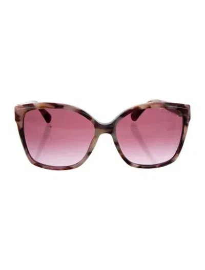 Pre-owned Michael Kors Oversize Gradient Sunglasses In Brown