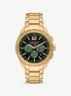 Michael Kors Oversized Accelerator 2.0 Gold-tone Watch In Gold