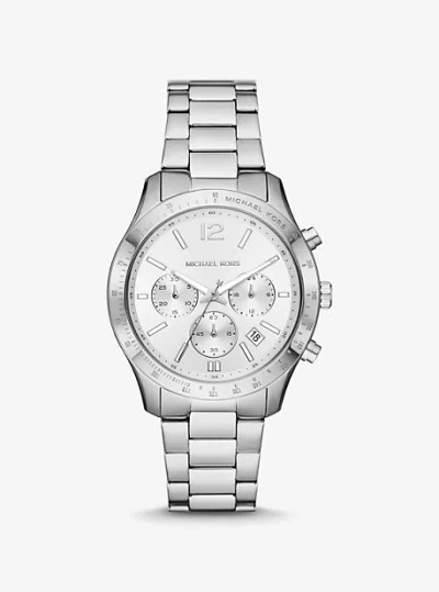 Michael Kors Oversized Berkley Silver-tone Watch