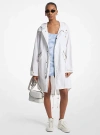 Michael Kors Oversized Cotton Parka In White