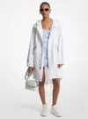 Michael Kors Oversized Cotton Parka In White