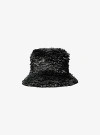 Michael Kors Oversized Hand-stitched Fringe Bucket Hat