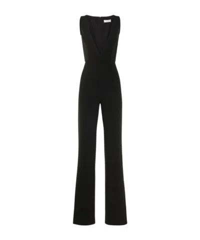 Michael Kors Oversized Jumpsuit With V-neckline In Black