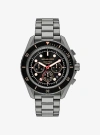 Michael Kors Oversized Maritime Gunmetal Watch In Grey