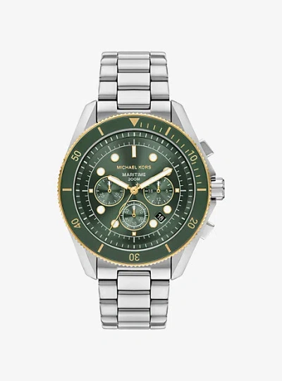 Michael Kors Oversized Maritime Two-tone Watch