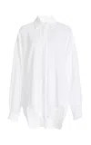Michael Kors Oversize Button-up Shirt In White