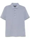 Michael Kors Oxford Polo Shirt In Blue