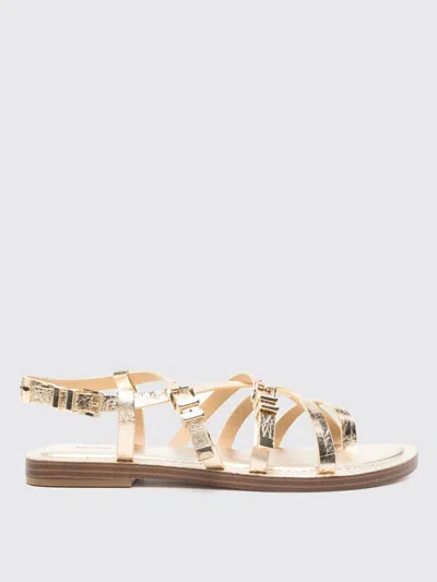 MICHAEL KORS FLAT SANDALS MICHAEL KORS WOMAN COLOR GOLD,G72299047
